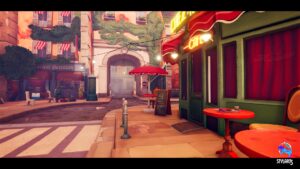 Free-Assets-Stylized-Paris-Street-Stylized-Street-Stylised